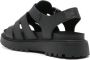 Timberland Leren sandalen met logo-reliëf Zwart - Thumbnail 3