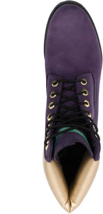 Timberland Suède enkellaarzen Paars