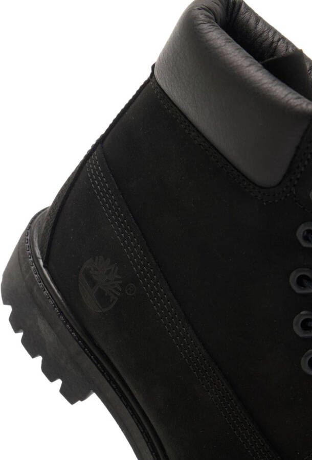 Timberland Suède enkellaarzen met vlakken Zwart
