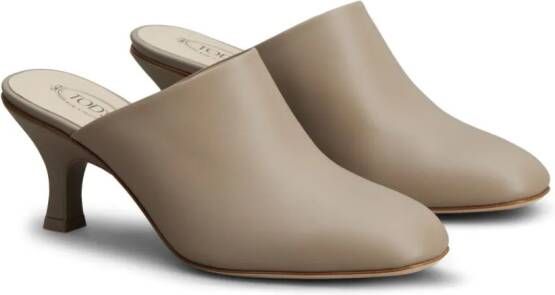 Tod's 65 leren muiltjes Beige