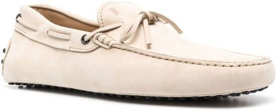 Tod's Loafers met strikdetail Beige