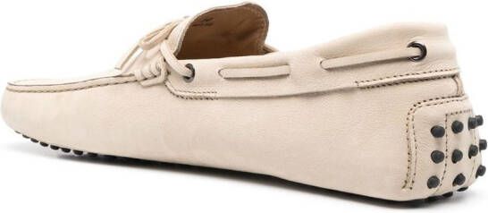 Tod's Loafers met strikdetail Beige