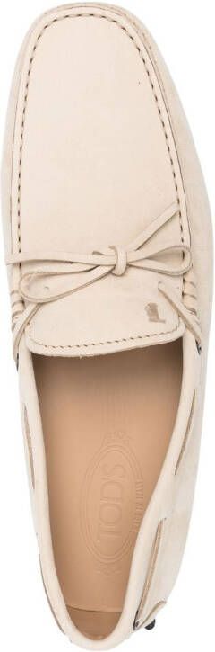 Tod's Loafers met strikdetail Beige