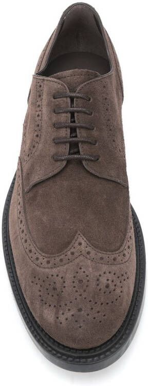 Tod's Brogues met veters Bruin