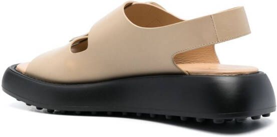 Tod's Sandalen met open neus Beige