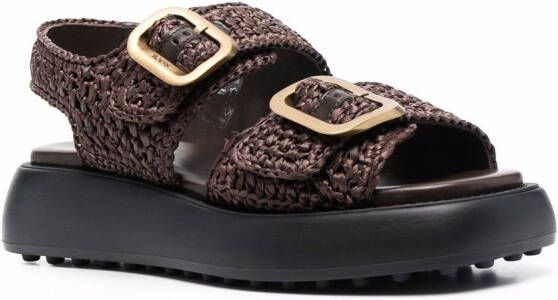 Tod's Chunky sandalen Bruin