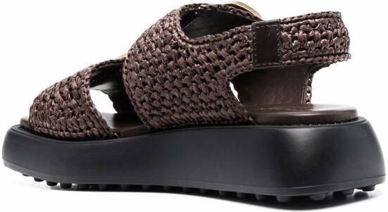 Tod's Chunky sandalen Bruin