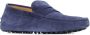 Tod's City Gommino loafers met textuur Blauw - Thumbnail 2