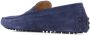 Tod's City Gommino loafers met textuur Blauw - Thumbnail 3