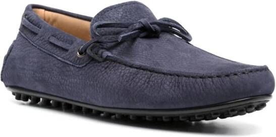 Tod's City loafers met strik Blauw