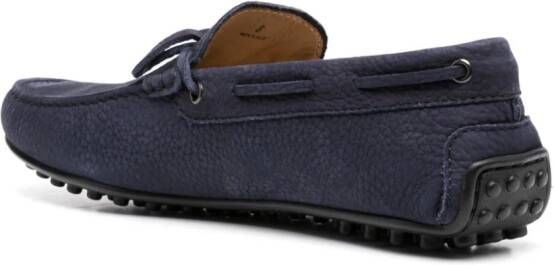 Tod's City loafers met strik Blauw