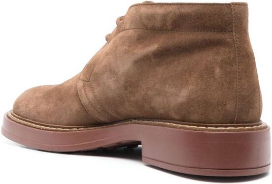 Tod's Suède desert boots Bruin