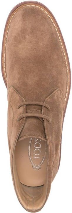 Tod's Suède desert boots Bruin