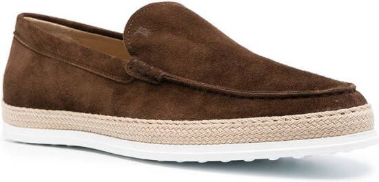 Tod's Espadrille loafers Bruin