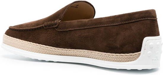 Tod's Espadrille loafers Bruin