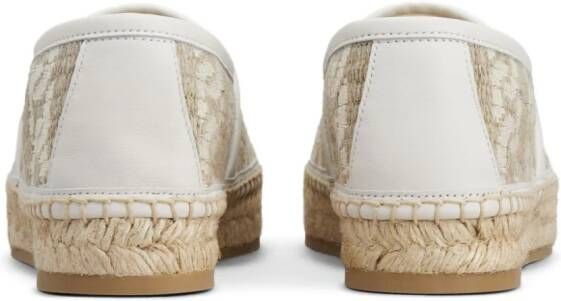 Tod's Espadrilles met jacquard Beige