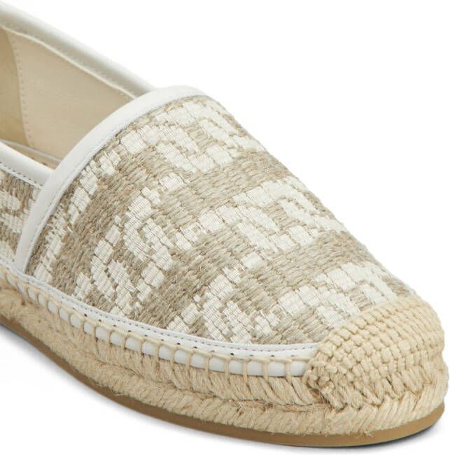 Tod's Espadrilles met jacquard Beige