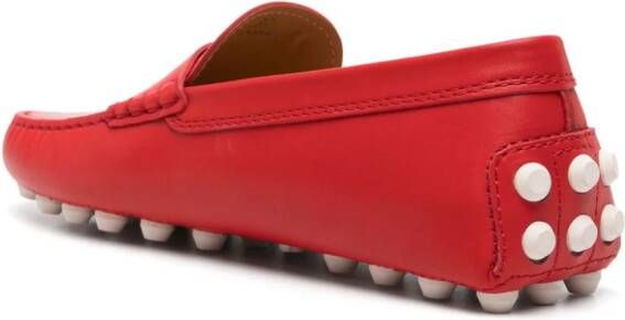 Tod's Gommini Bubble leren loafers Rood