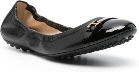 Tod's Gommino ballet pumps Zwart