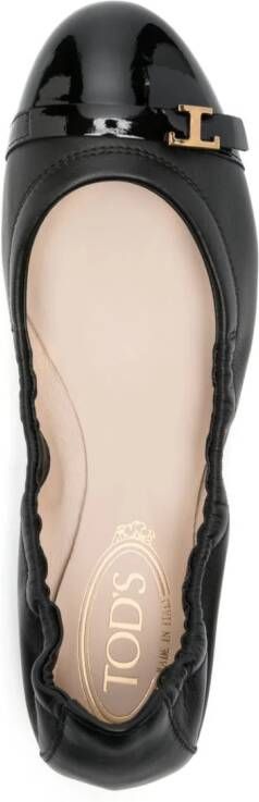 Tod's Gommino ballet pumps Zwart