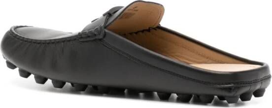 Tod's Gommino Bubble leren muiltjes Zwart