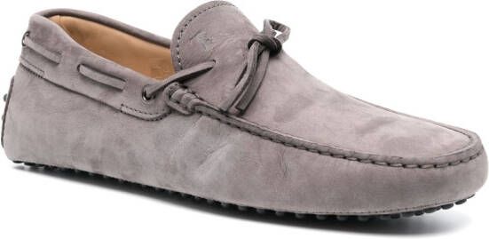 Tod's Gommino suède loafers Grijs