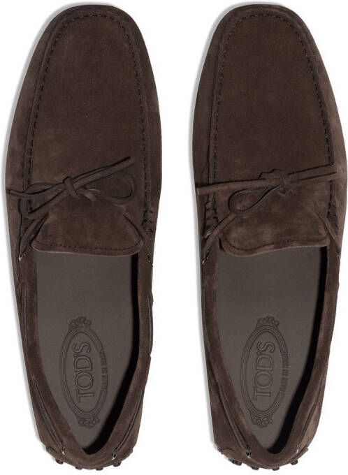 Tod's Gommino leren loafers Bruin