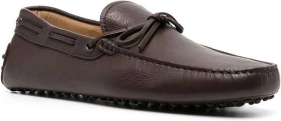 Tod's Gommino leren loafers Bruin