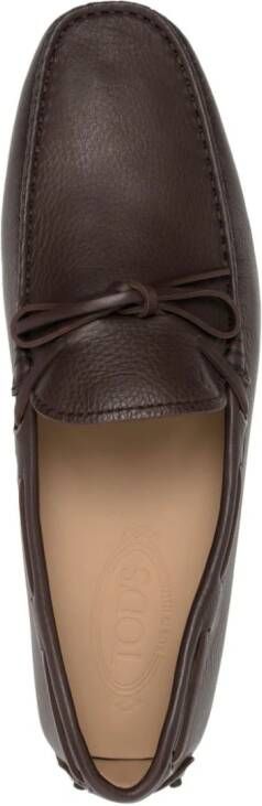 Tod's Gommino leren loafers Bruin