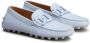 Tod's Gommino loafers met kettingpatroon Blauw - Thumbnail 2