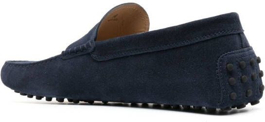 Tod's Gommino loafers met studs Blauw