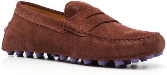 Tod's Gommino lammy loafers Bruin