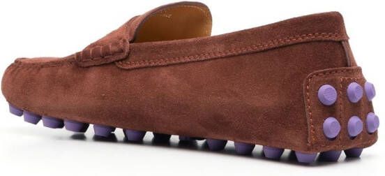 Tod's Gommino lammy loafers Bruin