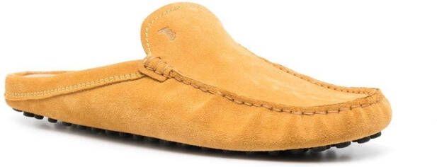 Tod's Gommino slippers Geel