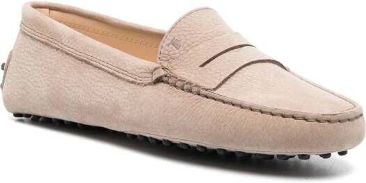 Tod's Gommino suède loafers Beige