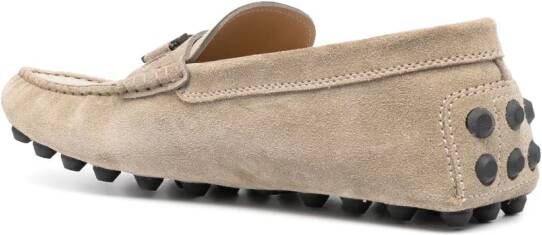 Tod's Gommino suède loafers Beige