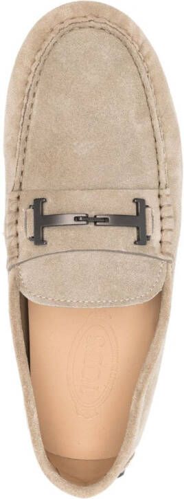 Tod's Gommino suède loafers Beige