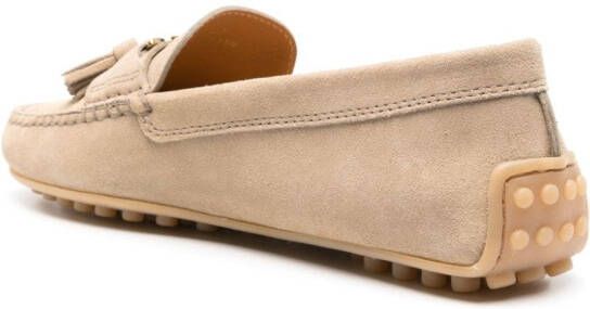 Tod's Gommino suède loafers Beige