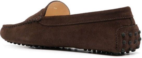 Tod's Gommino suède loafers Bruin