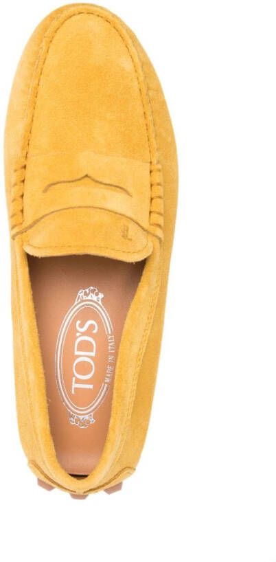 Tod's Gommino suède loafers Geel