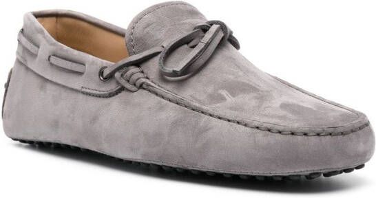 Tod's Gommino suède loafers Grijs