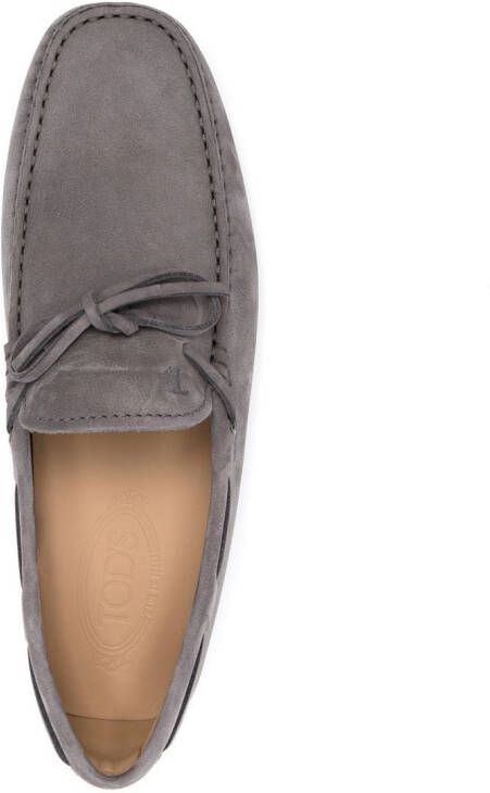 Tod's Gommino suède loafers Grijs