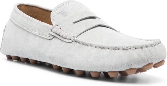 Tod's Gommino suède loafers Grijs