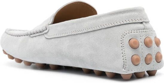 Tod's Gommino suède loafers Grijs