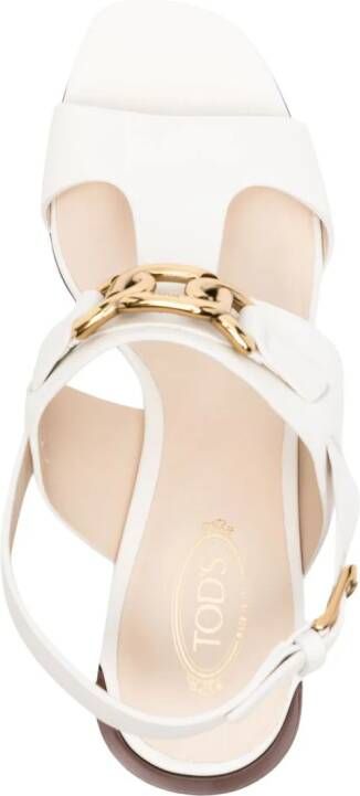 Tod's Kate leren sandalen Wit