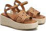 Tod's Kate espadrilles met plateauzool Bruin - Thumbnail 2