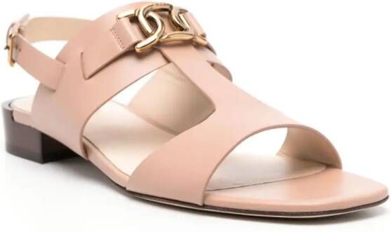 Tod's Kate leren sandalen Roze