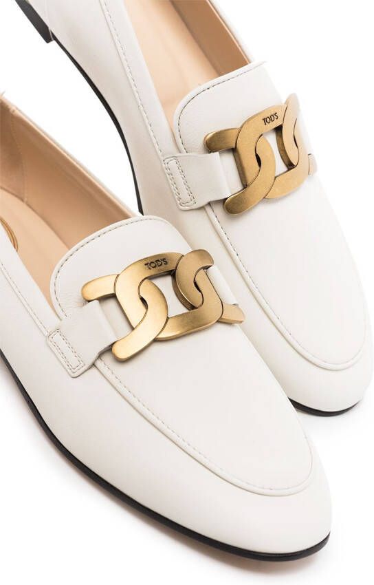 Tod's Kate leren loafers Wit
