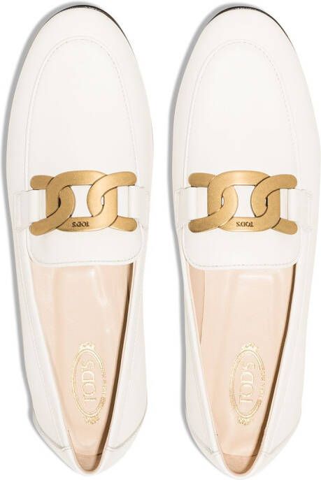 Tod's Kate leren loafers Wit