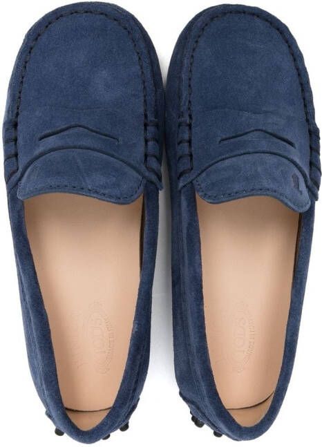 Tod's Kids Slip-on loafers Blauw